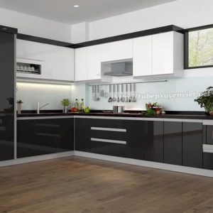 Tủ bếp nhựa Acrylic - TBN05
